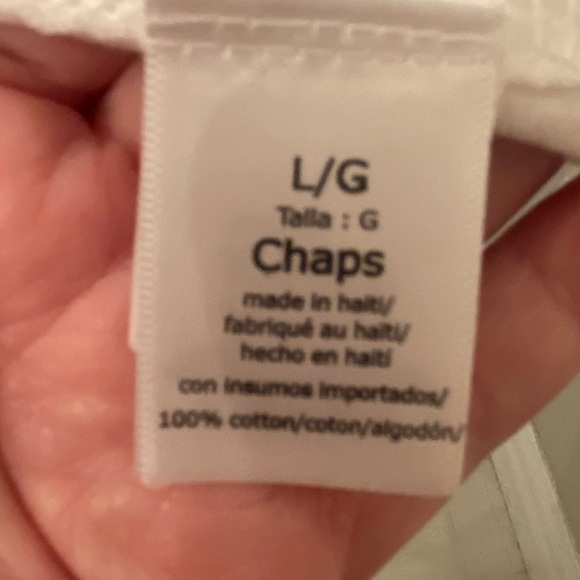 EUC CHAPS MEN’S SIZE LARGE SHORT SLEEVE T SHIRT - Picture 6 of 7